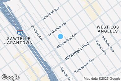 Map image of the property - 2038 S Bentley Ave