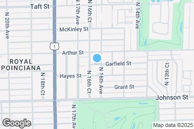 Map image of the property - 1603 Garfield St