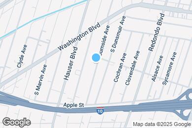 Map image of the property - 2215 S Burnside Ave