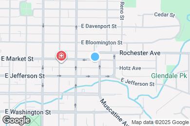 Map image of the property - 947 E Market St