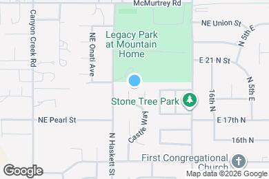 Map image of the property - 1860 Bishop Ct