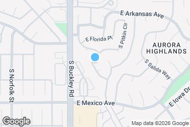 Map image of the property - 1622 S Pagosa Ct