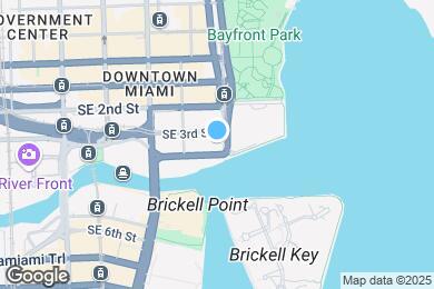 Map image of the property - 300 S Biscayne Blvd