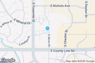Map image of the property - 9086 E Phillips Ln