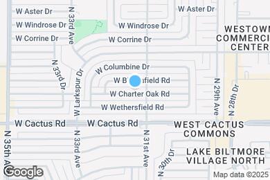Map image of the property - 3114 W Charter Oak Rd