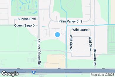 Map image of the property - 505 palm valley cir
