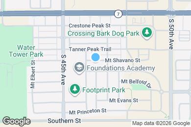 Map image of the property - 4646 Mt Shavano St