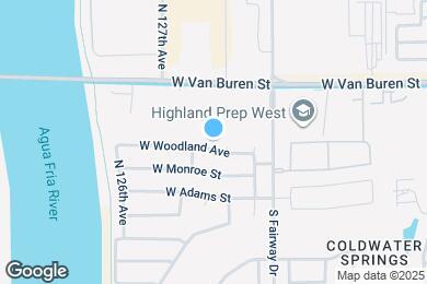 Map image of the property - 12408 W Woodland Ave
