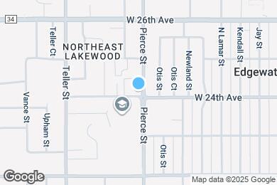Map image of the property - 2405 Pierce St