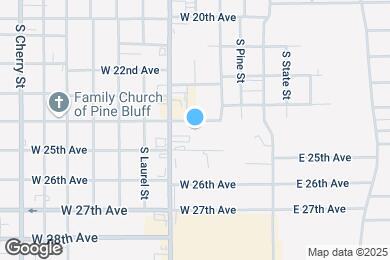 Map image of the property - 2404 S Walnut St