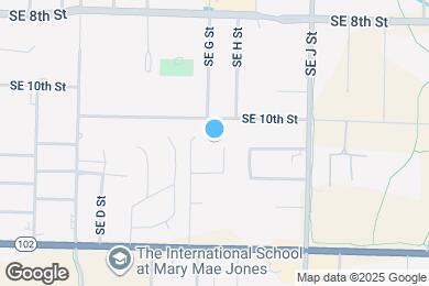 Map image of the property - 1102 SE Phoenix St
