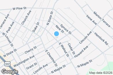 Map image of the property - 50 E Walnut St