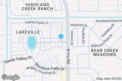 Map image of the property - 20503 Providence Point Dr