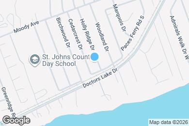 Map image of the property - 2868 Holly Ridge Dr