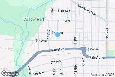 Map image of the property - 390 8th Ave
