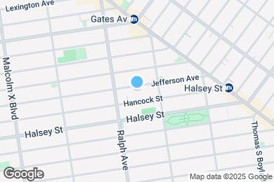 Map image of the property - 886 Jefferson Ave