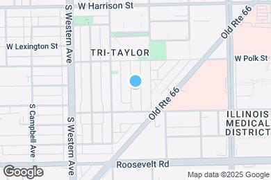 Map image of the property - 909 S Bell Ave