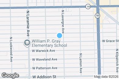 Map image of the property - 5010 W Grace St