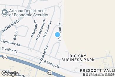 Map image of the property - Charming and cozy 2-bedrooms, 1-bath upstairs unit in the heart of Prescott Valley!