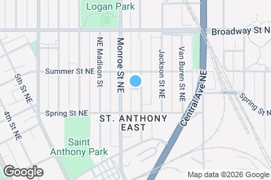 Map image of the property - 632 Quincy St NE