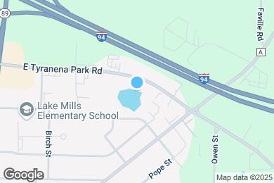 Map image of the property - 320 E Tyranena Park Rd