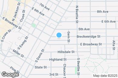 Map image of the property - 523 Breckenridge St