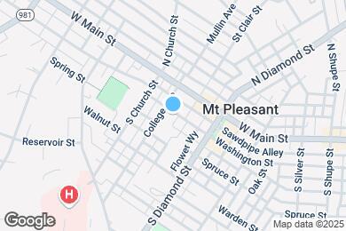 Map image of the property - 539 1/2 Washington St