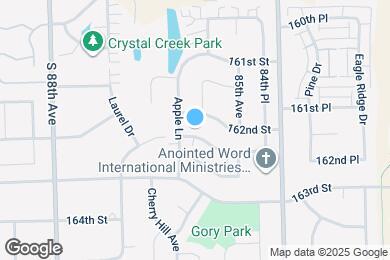 Map image of the property - 8536 162nd Pl