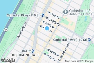 Map image of the property - 216 W 108th St
