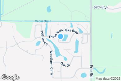 Map image of the property - 5412 80th Ave Cir E