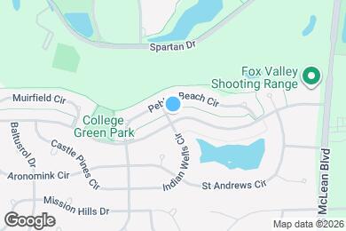 Map image of the property - 1712 College Green Dr