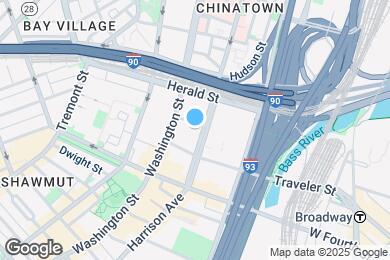 Map image of the property - 345 Harrison Ave