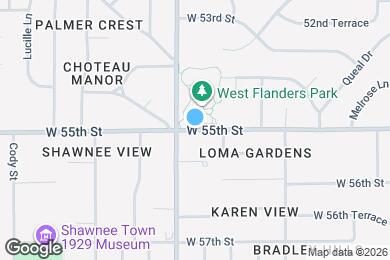 Map image of the property - 11026 W 55th Ter
