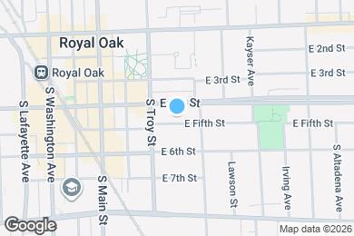 Map image of the property - 329 E 5th St