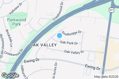 Map image of the property - 147 Oak Park Dr
