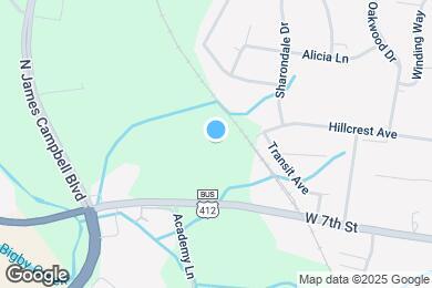 Map image of the property - 1106 W 7th St