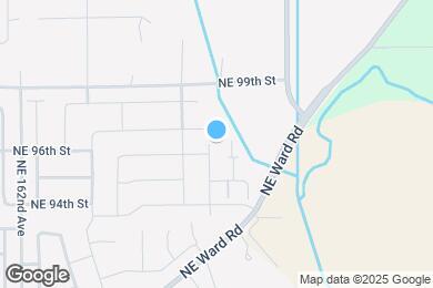 Map image of the property - 9611 NE 169th Ave