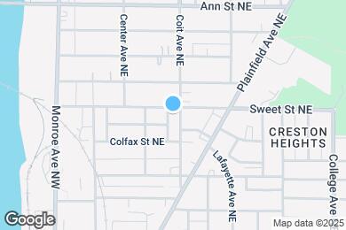 Map image of the property - 1575 Coit Ave NE