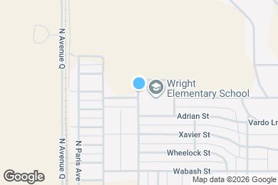 Map image of the property - 2504 N Avenue P