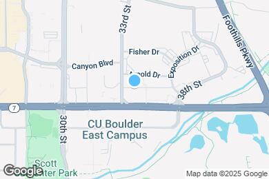 Map image of the property - 3301 Arapahoe Ave