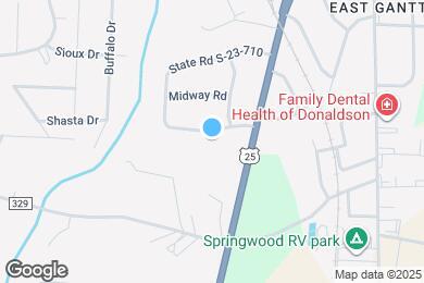 Map image of the property - 224 S Wingate Rd