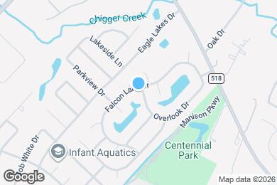 Map image of the property - 501 Falcon Lake Dr