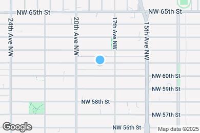 Map image of the property - 1727 NW 61st St