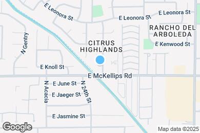 Map image of the property - Citrus Highlands