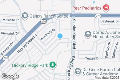 Map image of the property - 1704 Chesterwood Dr