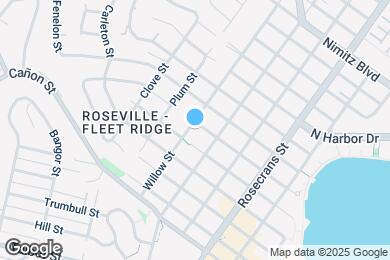 Map image of the property - 1331 Willow St