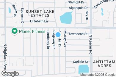 Map image of the property - 1856 Greenhill Dr