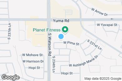 Map image of the property - 23424 W Pima St