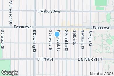 Map image of the property - 2165 S Humboldt St