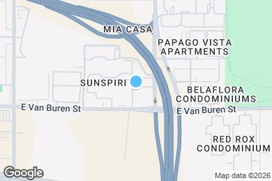 Map image of the property - Papago View Apartments